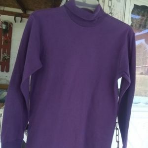 Hanes Purple Women's turtleneck